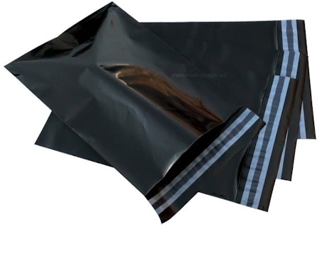 Mailingbags Svart X-Small 12x21cm