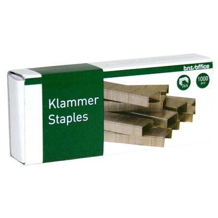 Häftklammer 26/6 1000 Pack. Från 3,7kr!