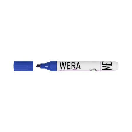 Wera Permanent Märkpenna 1-4mm Blå. Från 6,1kr/styck!