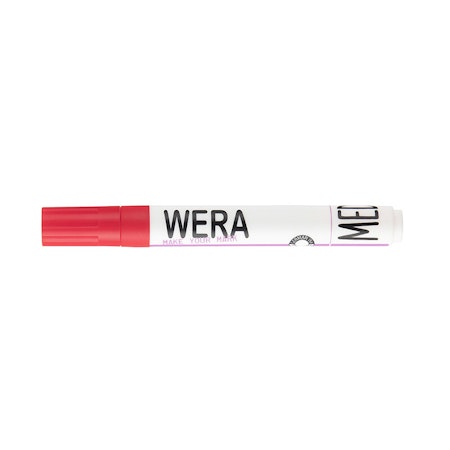 Wera Permanent Märkpenna 1-4mm Röd. Från 6,1kr/styck!