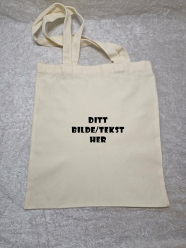 Handlenett med personlig trykk