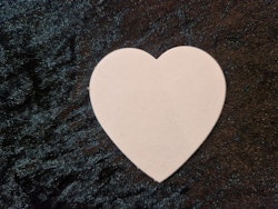 Hjertemagnet med personlig bildetrykk