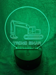 LED lys gravemaskin