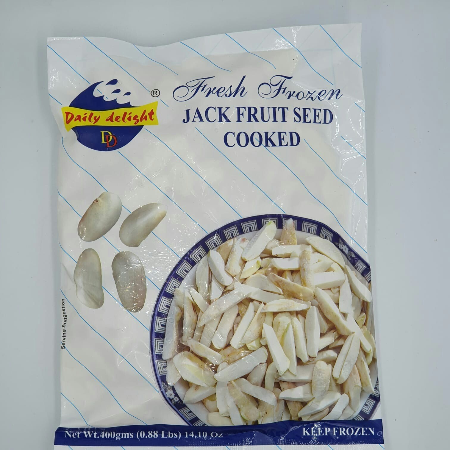 Frozen Jackfruit Seeds Cooked (Daily Delight) - 400g