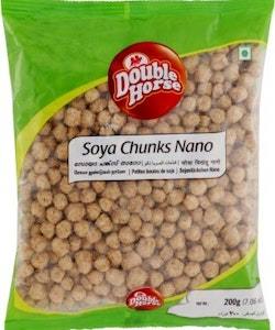 Soya Chunks Nano (Double Horse) - 500g