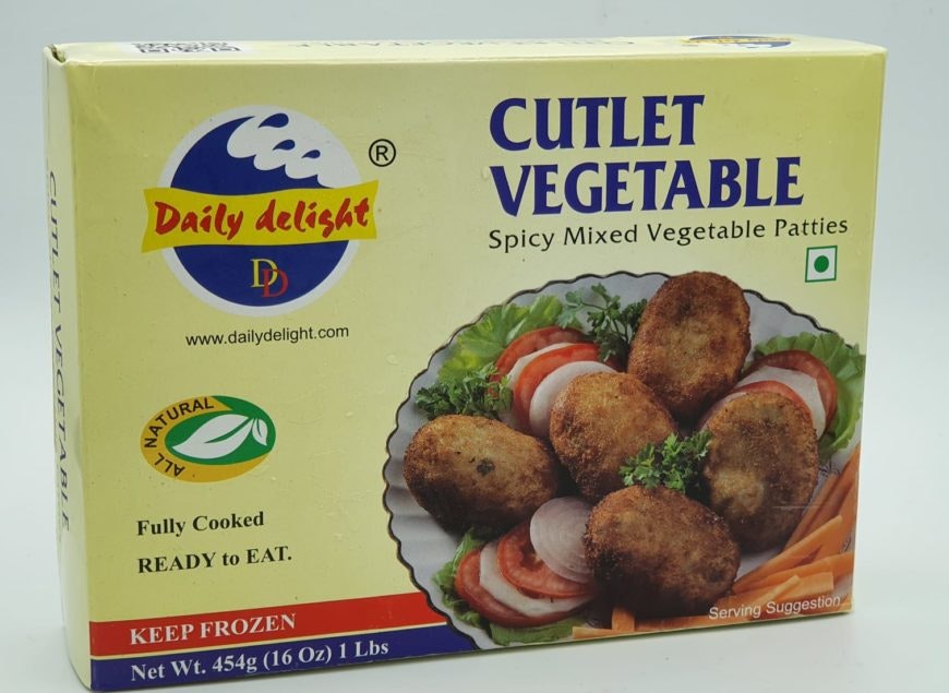 Frozen Vegetable Cutlet (Daily Delight) 454g