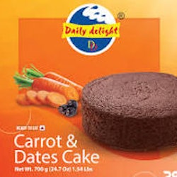 Frozen Carrot & Dates Cake (Daily Delight) 700g