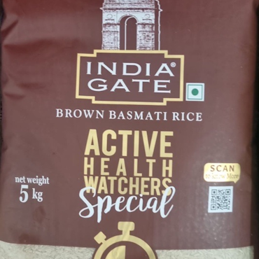Brown Basmati Rice (India Gate)  - 5kg