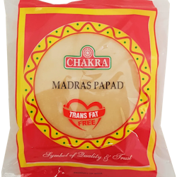 Madras Plain Papad (Chakra) 200g
