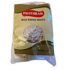 Rice papad white (Pavithram) 100g