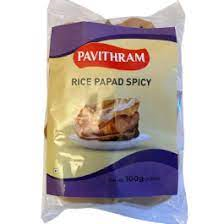 Rice papad spicy (Pavithram) 100g
