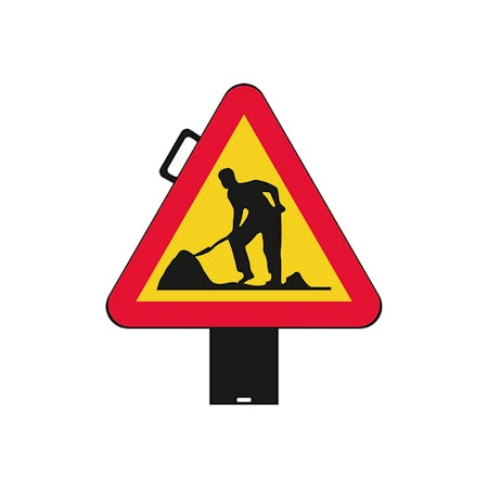 A20 Vägarbete med bärhandtag