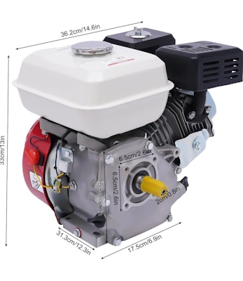 Motor 7,5hk 20mm axel