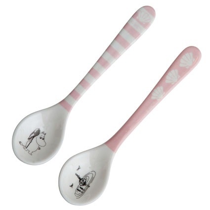 Mumin Matningssked 2-pack - Rosa