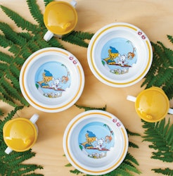 Bamse Djup Tallrik med Sugpropp - Bamse & Lille Skutt