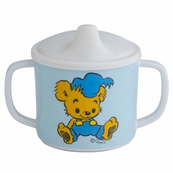 Bamse Spillsäker Pipmugg - Vit/Blå
