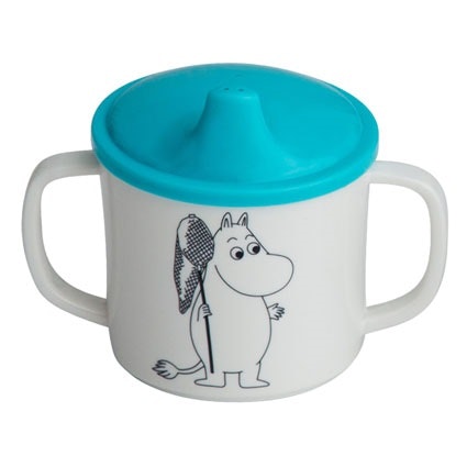 Mumin Spillsäker Pipmugg - Ljusblå