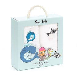 Sea Tails Muslinfilt 2-pack