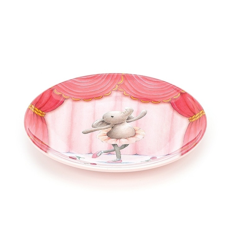 Jellycat Melamintallrik - Elefant