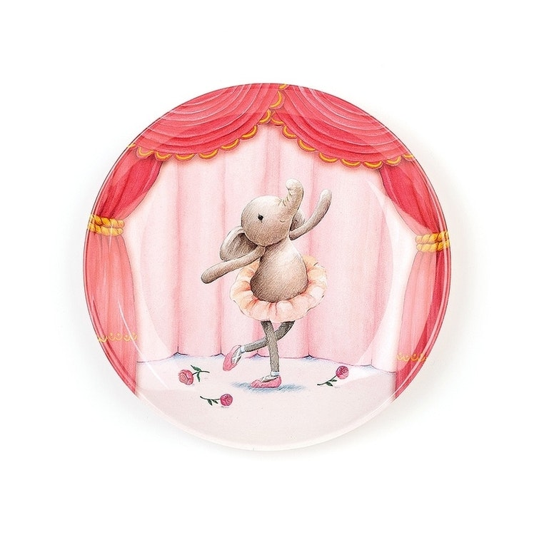 Jellycat Melamintallrik - Elefant
