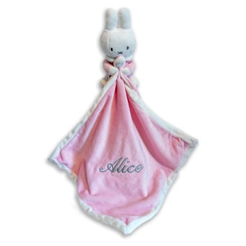 Snuttefilt Med Namn - Miffy Rosa