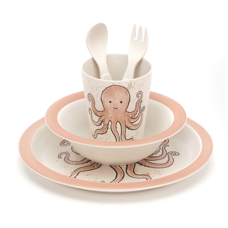 Odell Octopus Bamboo Set