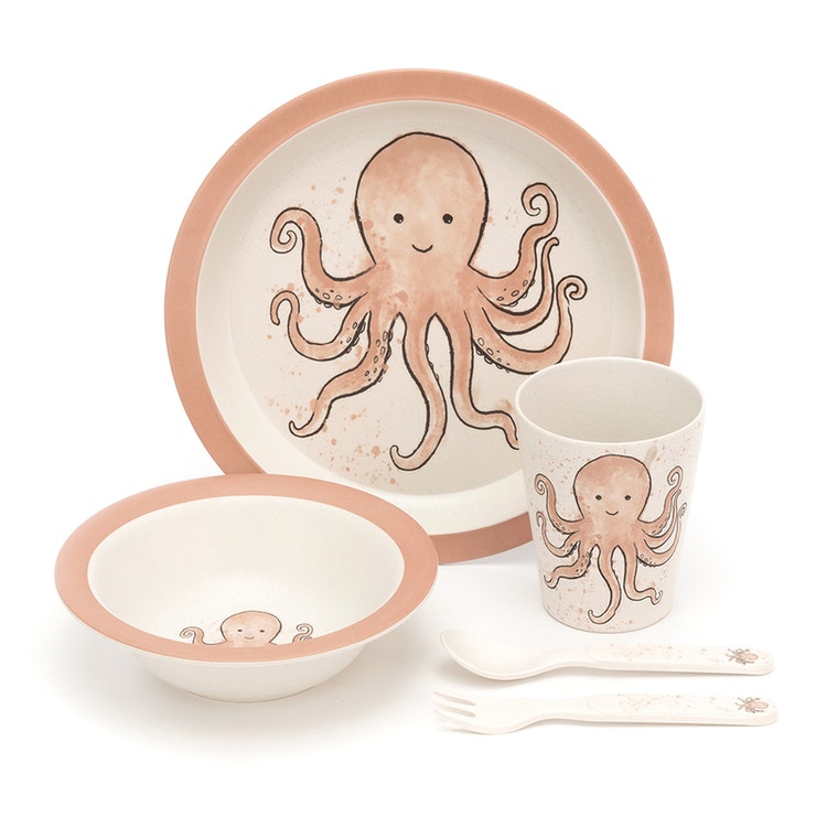 Odell Octopus Bamboo Set