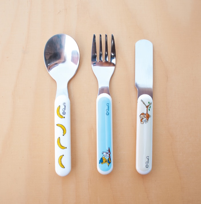 Bamse Bestick Djungel - Gaffel, Kniv & Sked