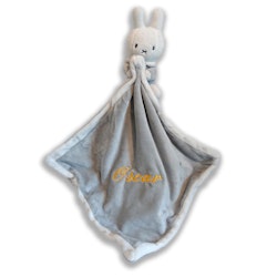 Snuttefilt Med Namn - Miffy Grå
