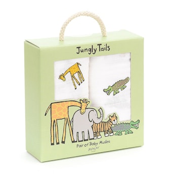 Jungly Tails Muslinsfilt 2-pack