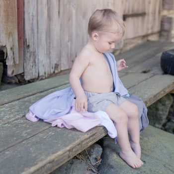 Babyfilt Med Namn, Blå