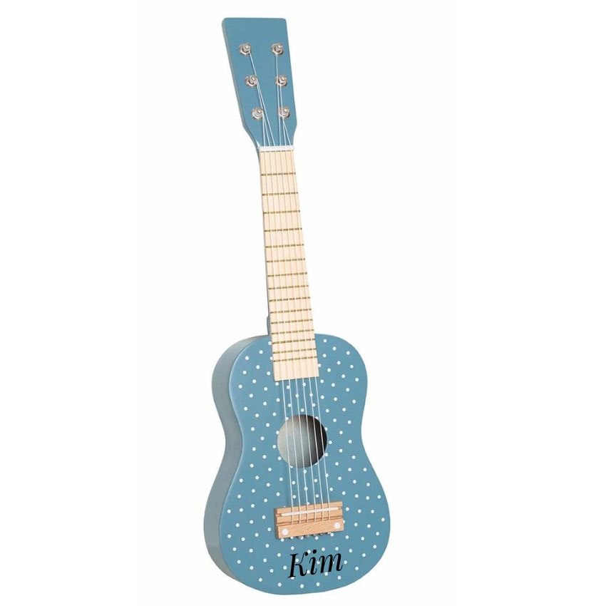 Gitarr Med Namn - Blå