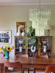 Muranolampa • TUBULAR • XL • klart glas