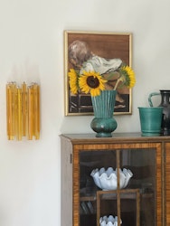 Pair of Murano Wall Lamps 'CLASSIC' Amber