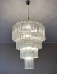 Murano Tubular XXL PLUS in Clear Glass (30 cm prisms)