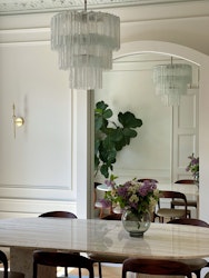 Muranolampa • TUBULAR • LARGE • klart glas