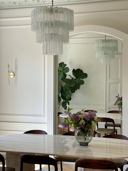 Muranolampa • TUBULAR • LARGE • klart glas