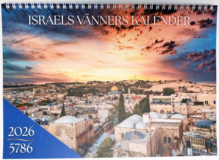 Kalender 2026 inkl judiska helgdagar