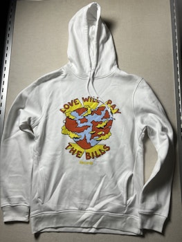 Hoodie Love Will Pay the Bills - vit