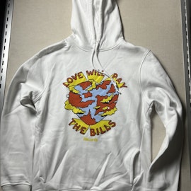 Hoodie Love Will Pay the Bills - vit