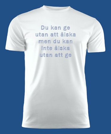 3001 T-shirt med färdiga budskap