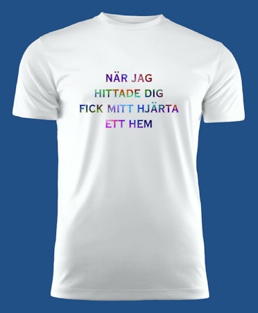3017 T-shirt med färdiga budskap