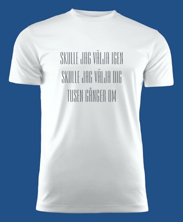 3019 T-shirt med färdiga budskap