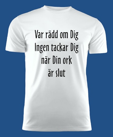 3020 T-shirt med färdiga budskap