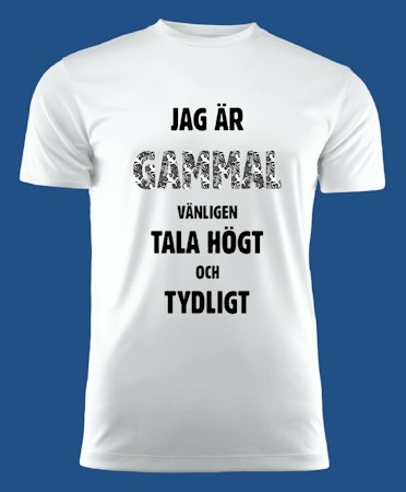 3027 T-shirt med färdiga budskap