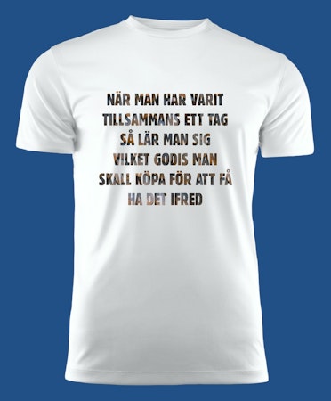 3035 T-shirt med färdiga budskap