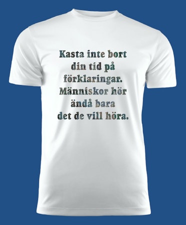 3036 T-shirt med färdiga budskap