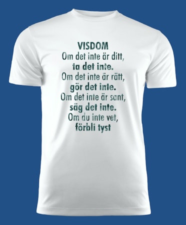 3047 T-shirt med färdiga budskap