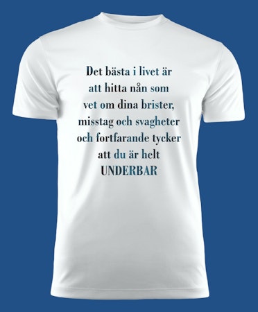 3051 T-shirt med färdiga budskap