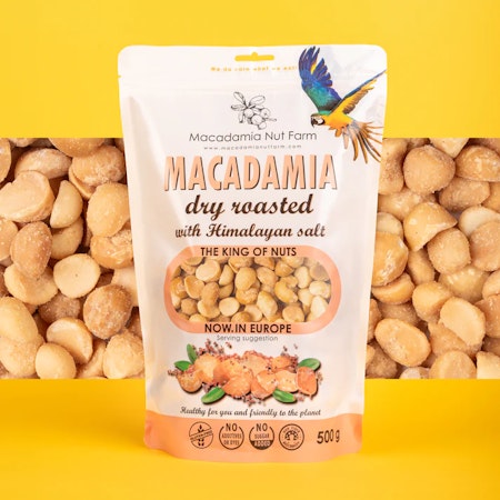 Rostad Macadamianöt med Himalyasalt 1 kg